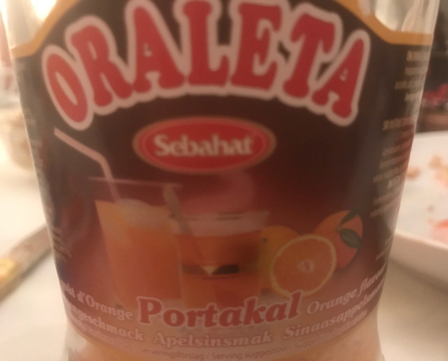 Sebahat Oraleta Orange Flavour Drink - Product - fr