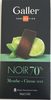 Chocolat Noir Menthe - Citron vert - Product