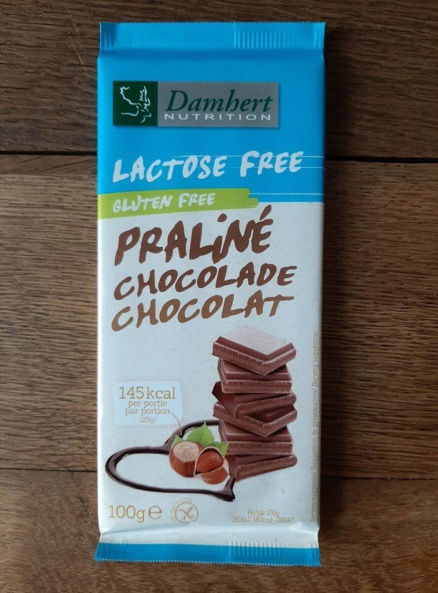 Chocolat au lait avec crème de noisettes sans lactose - Produit