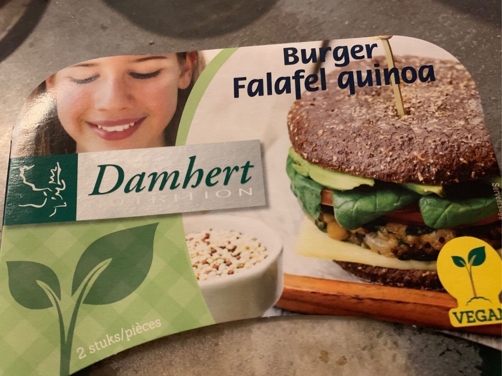 Burger falafel quinoa - Product - fr