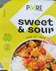 sweet sour Huhn mit Reis - Producto