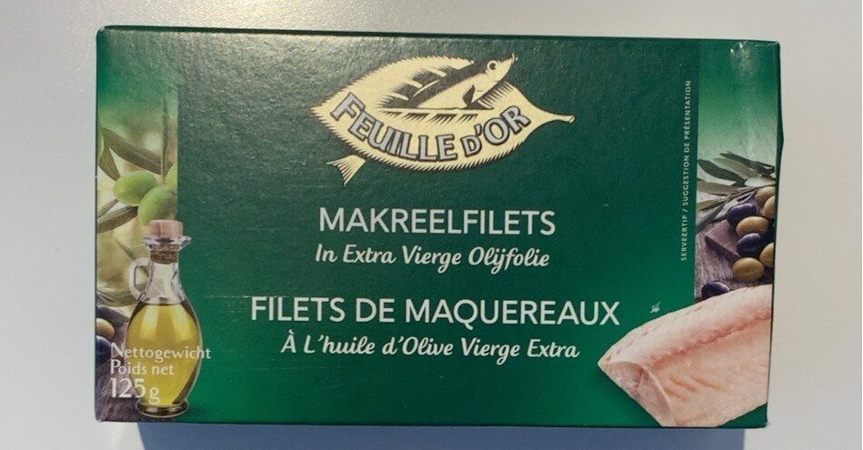 Filets de maquereaux à l’huile d’olive vierge extra - Product - fr