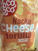 Nacho cheese tortilla chips - Product