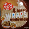 4 Bakery Wraps Whole Wheat - Product