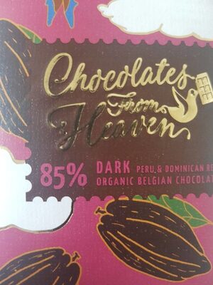 85 % dark Peru organic belgian chocolate - Product - fr