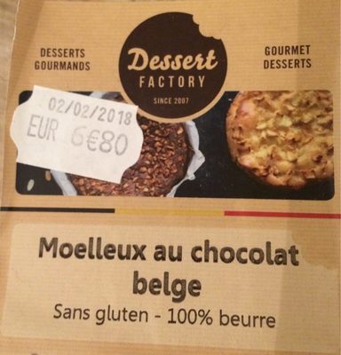 Moelleux au chocolat belge - Product - fr