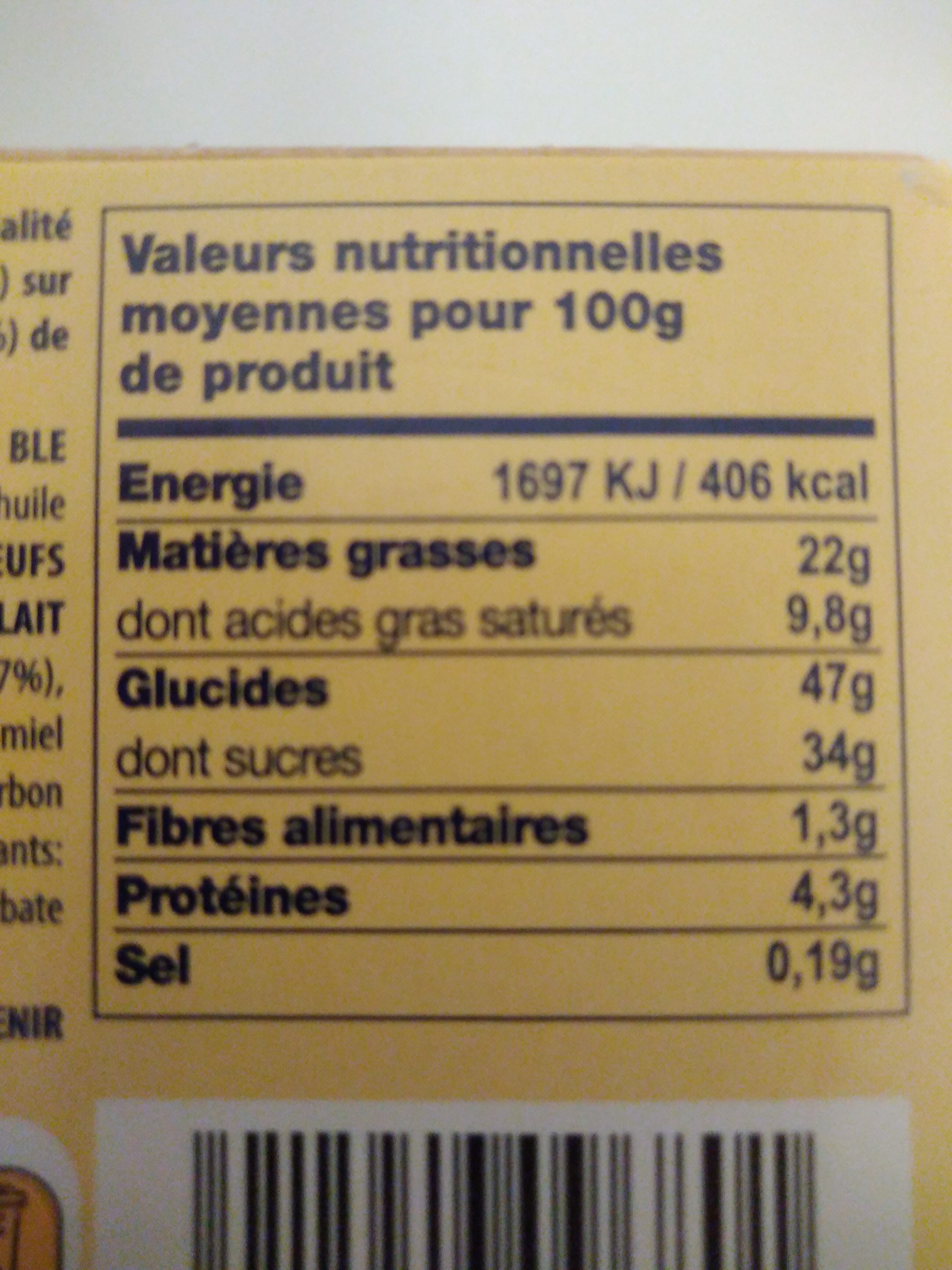 Cheesecakes - Nutrition facts - fr