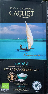 Sea salt Extra dark chocolate 72% - Produit
