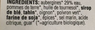 Aubergines grilees au tahin - Ingredients - fr