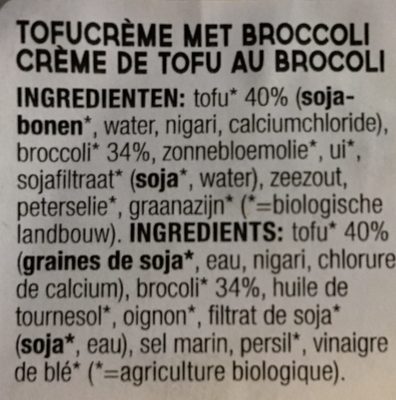 Broccolispread - Ingredients - fr
