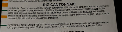 riz cantonnais - Ingredients - fr