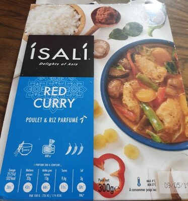 Red curry poulet et riz parfumé - Product - fr