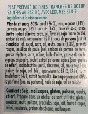 Basilic - Ingredients - fr