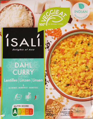 Dahl curry - lentilles & riz Basmati - Product - fr