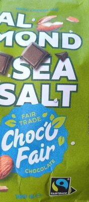 Almond sea salt Choco fair - Produit