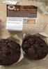 2 muffins Cœur Fondant au Chocolat aux Noisettes - Produit