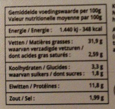 Salade de thon - Voedingswaarden - fr