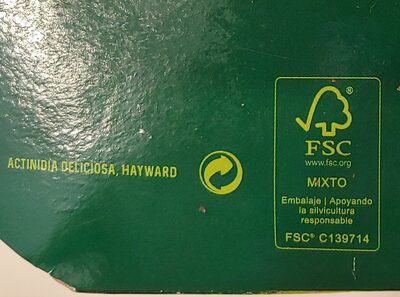 Kiwi - Instruccions de reciclatge i/o informació d’embalatge - es