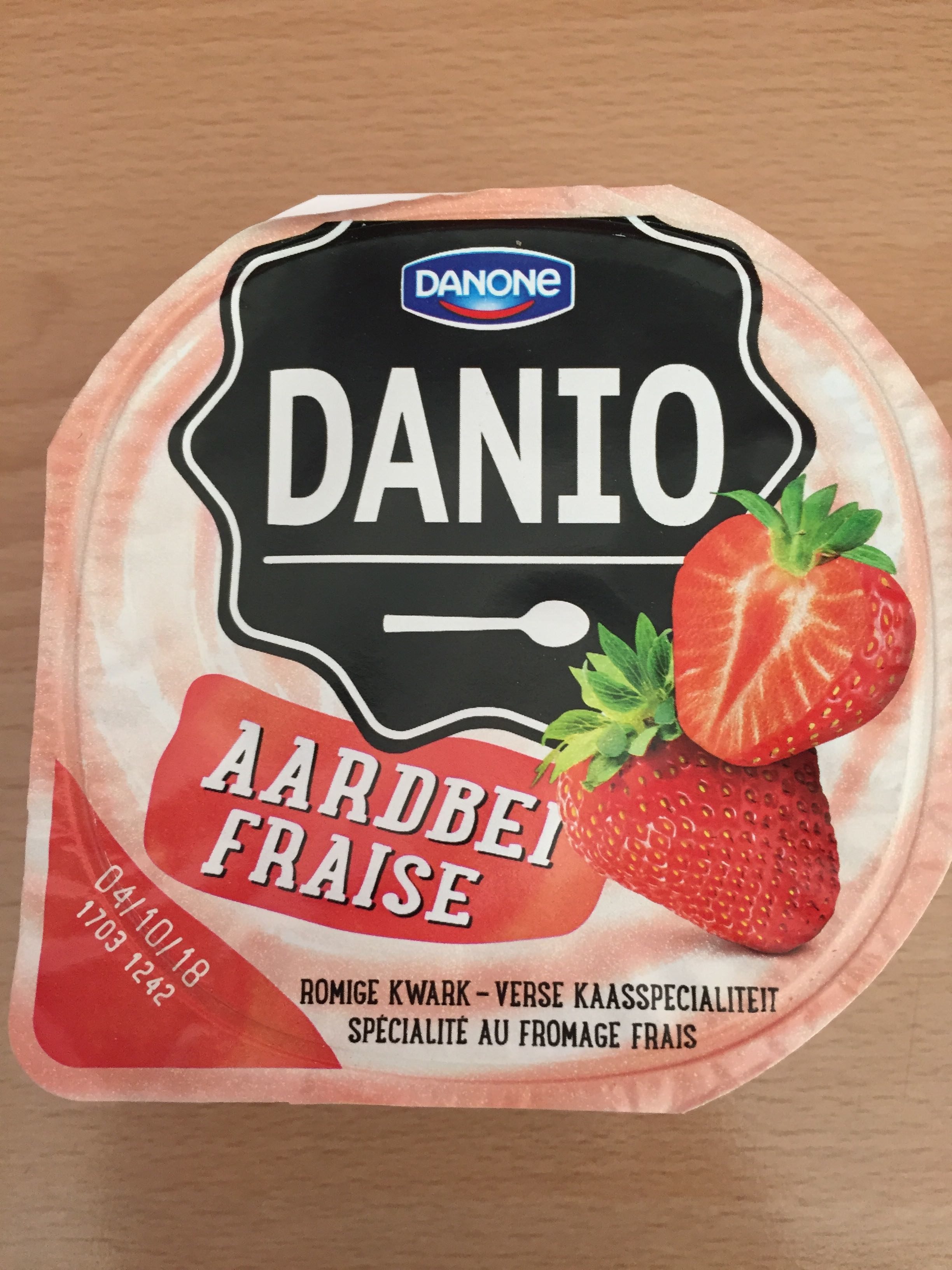 Danio Spécialité Au Fromage Frais - Fraises 180gr - Produit