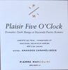 Plaisir five o'clock - Product