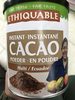 ETHIQUABLE CACAO INSTANTANE - Product