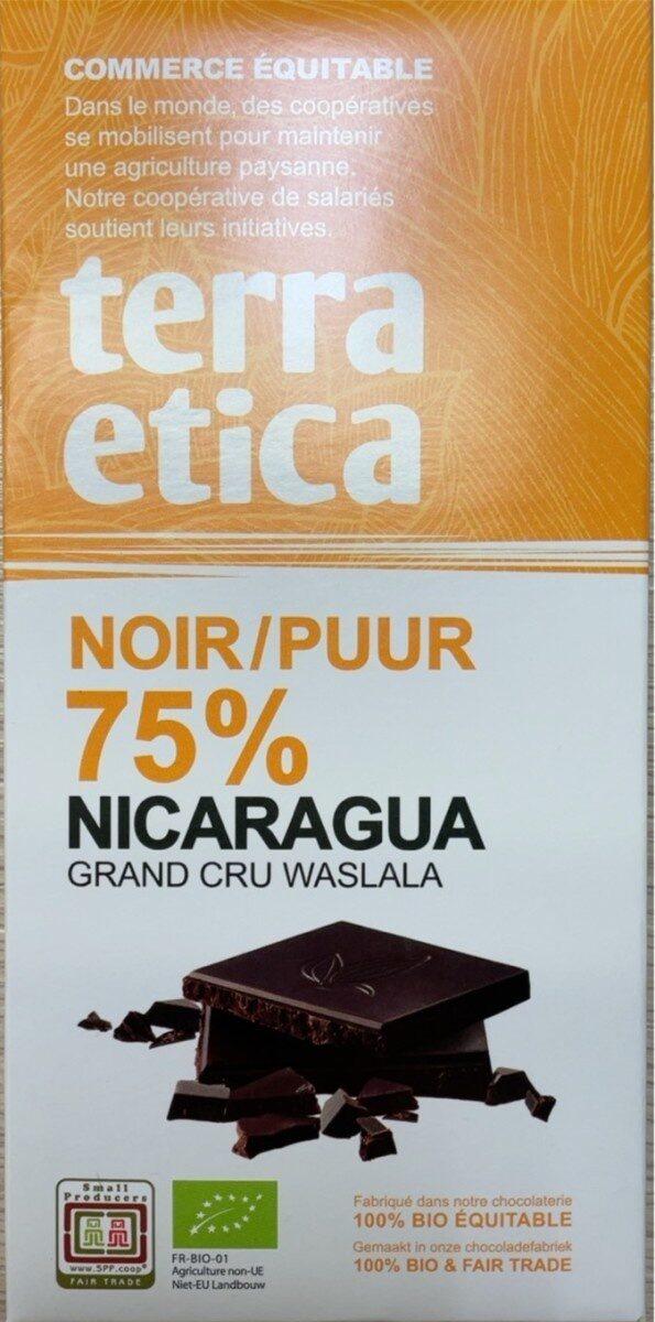 Noir Nicaragua 75% - Product - fr