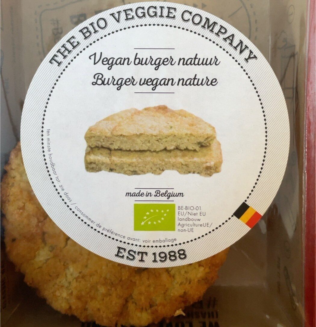 Burger nature vegan - Product - fr