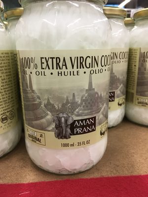 Aman Prana Kokosnootolie Extra Virgin - Product - fr