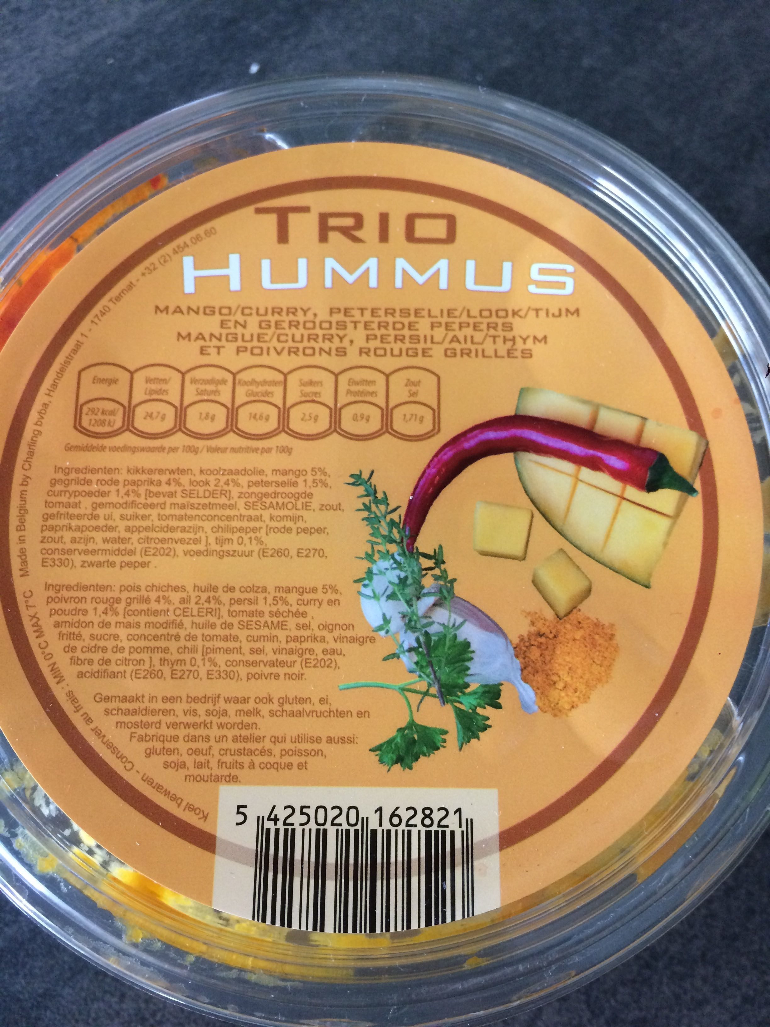 Trio hummus - Produit