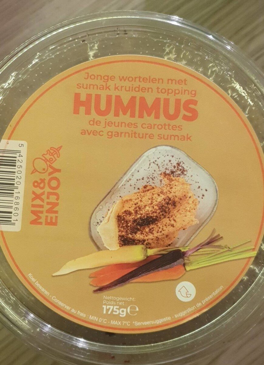 Hummus de jeunes carottes et sumak - Product - fr