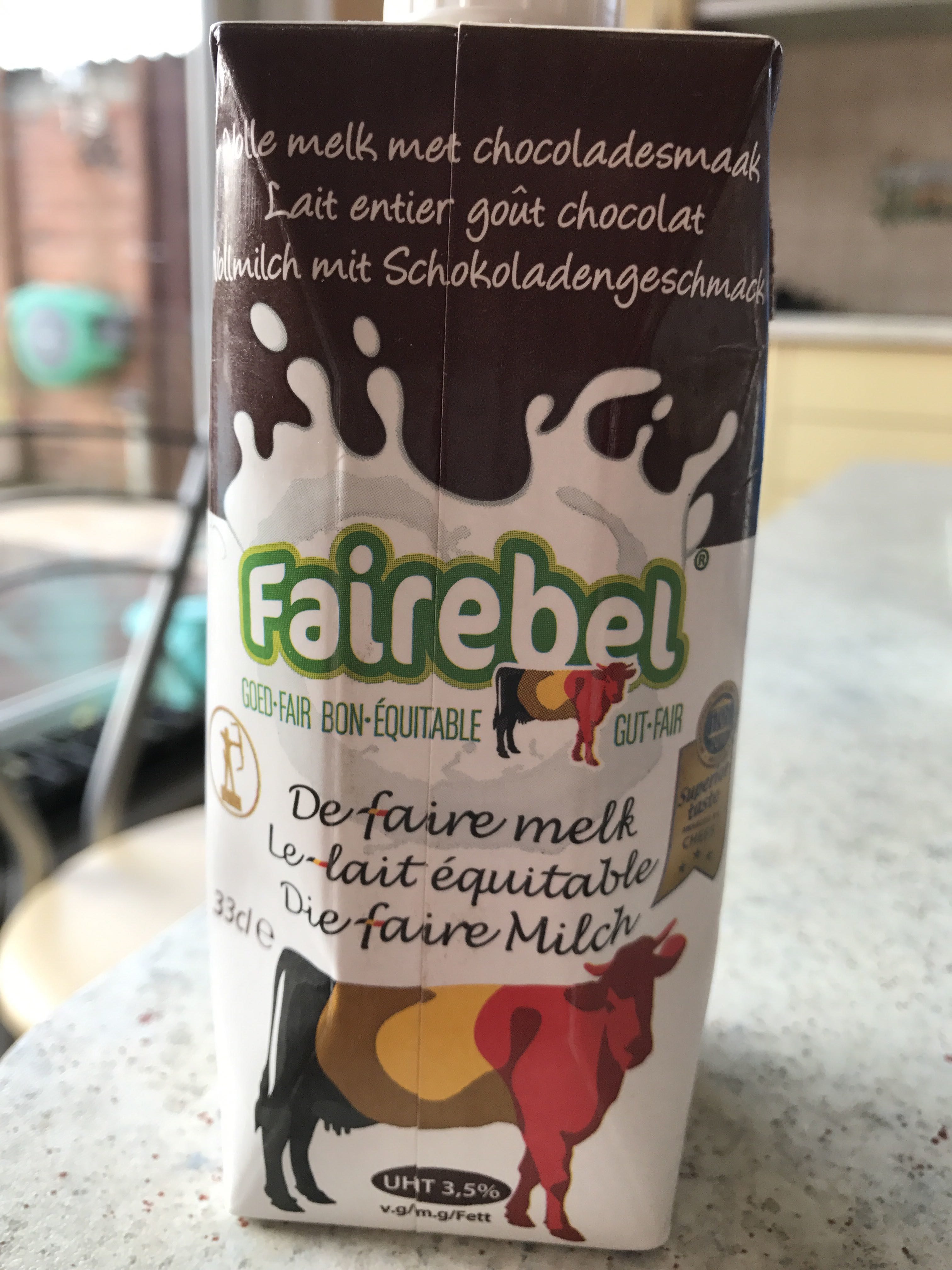 Lait entier goût chocolat - Le lait équitable - Product - fr