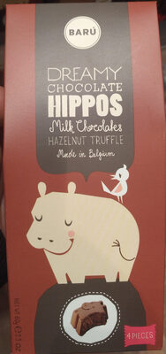 Dreamy chocolate hippos hazelnut truffle - Product - en