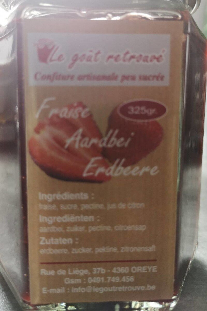 Confiture fraise - Product - fr