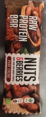 Nuts & berries pure cacao protein bar - Produkt - fr
