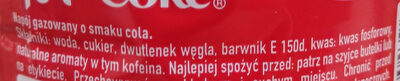 Coca-Cola 1.5 - Ingredienti - pl