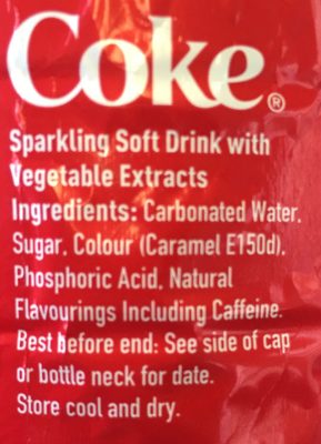 Coca-Cola - Ingredientes - en