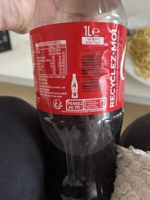 Coca cola 1 litre - 回收说明和/或包装信息 - en