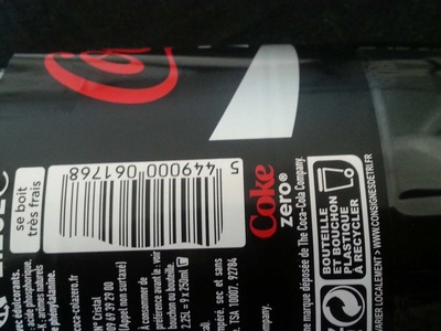 Coca-Cola Zero - Produit