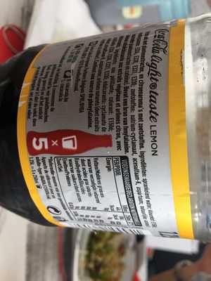 Coca cola lemon light - Ingrediënten - fr