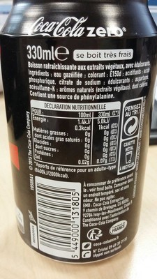 Coca-Cola zero azúcar - 23