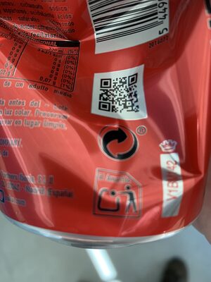 Coca cola 330 zero - Información nutricional - en