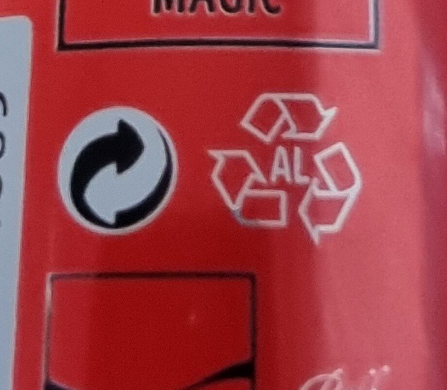 Coca Cola Zero - Wiederverwertungsanweisungen und/oder Verpackungsinformationen