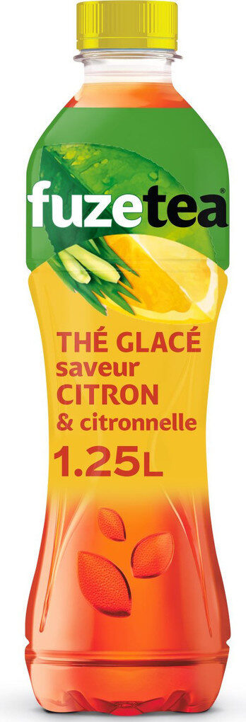 Thé noir glacé saveur citron & citronnelle - Producte - fr