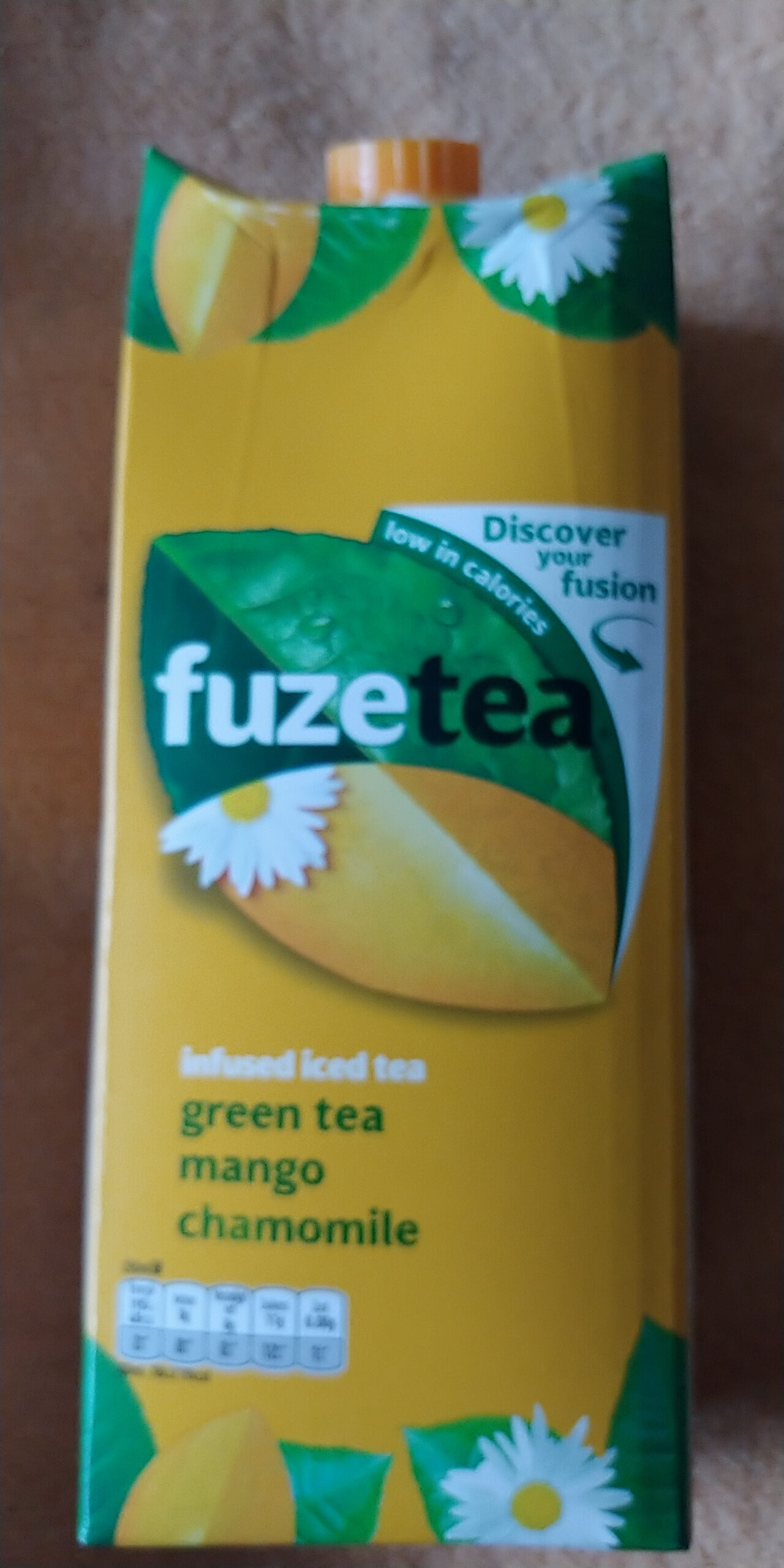 Fuze tea green tea mango chamomile - Producte - nl
