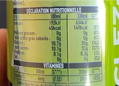 Minute Maid - Nutrition facts