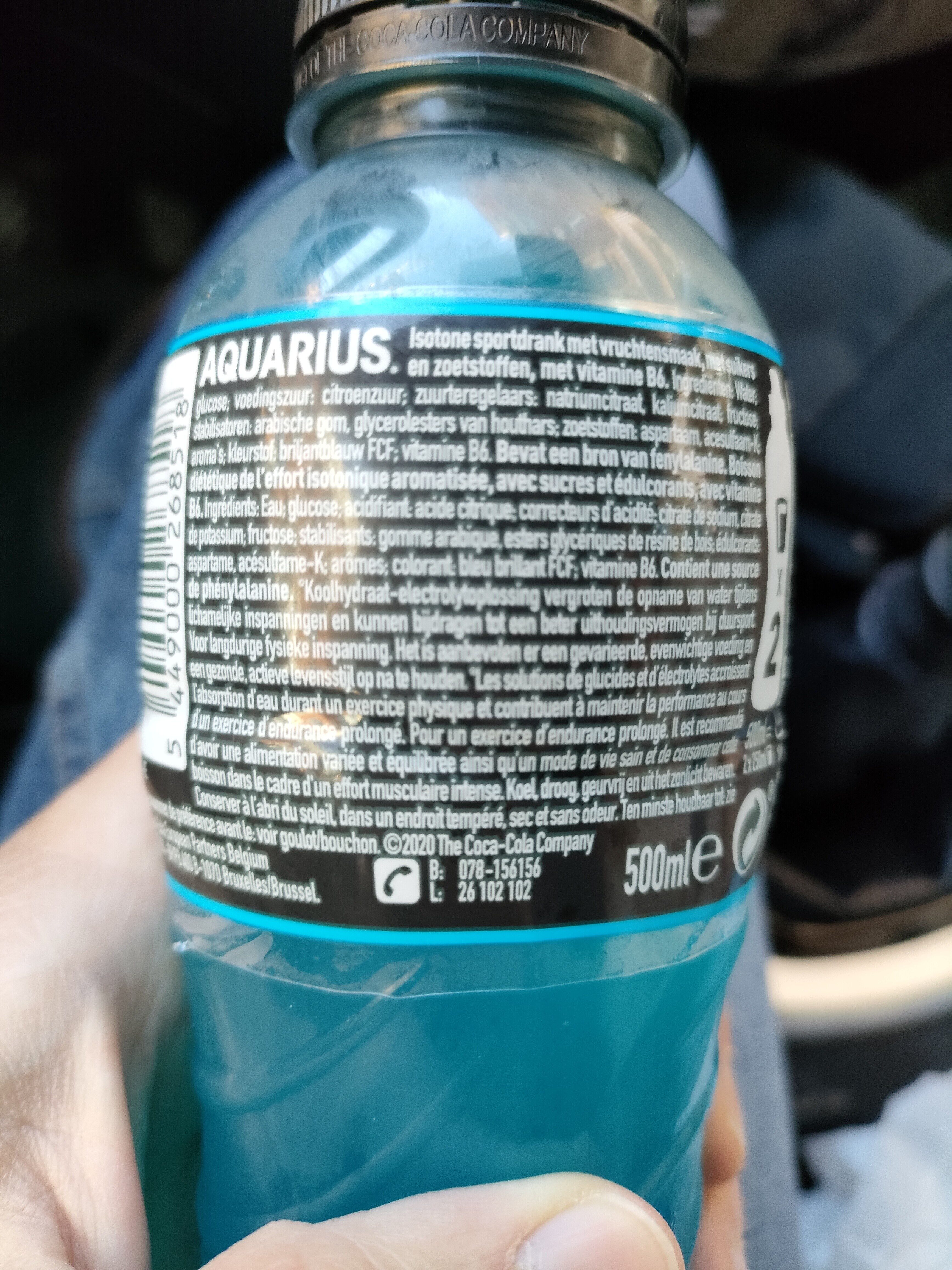 Aquarius blue ice - Ingrédients