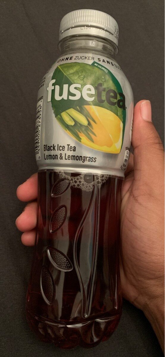 Black ice tea lemon & lemongrass - Product - fr