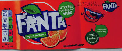 Fanta Pomarańczowa 0.85 - Product - pl