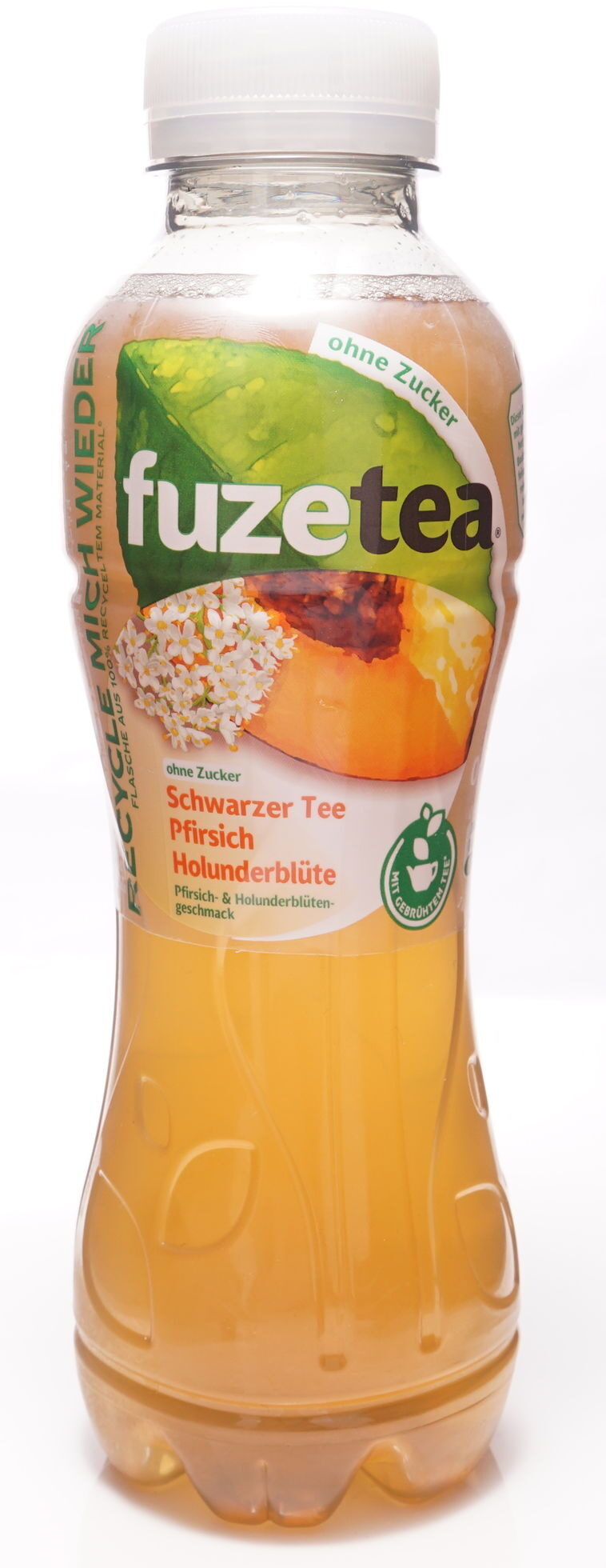 Fuze Tea Schwarzer Tee Pfirsich Holunderblüte - Producte - de
