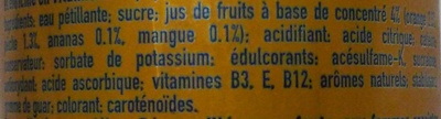 Fruity energizer - Ingrediënten - fr